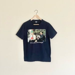 Old Navy The Office Christmas All Is Calm, All Is Dwight T Shirt Adult Sz Medium